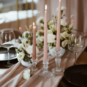świeczniki kryształowe, szklane świeczniki, świeczniki vintage, świeczniki retro, stylizowane świeczniki